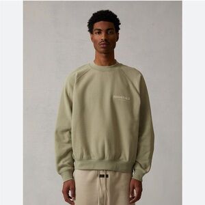 Sea foam Green ESSENTIALS crewneck